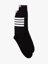 THOM BROWNE THOM BROWNE 4 BAR STRIPE SOCKS,MAS023B0169014028140