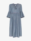 MARNI MARNI BOW FRONT DENIM DRESS,ABJD116M01TCY1413832008