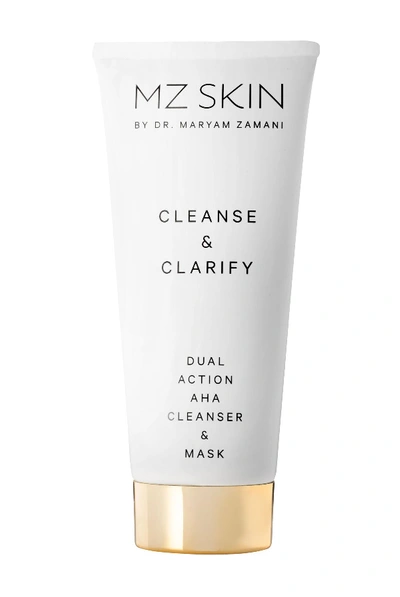 Mz Skin Cleanse & Clarify Dual Action Aha Cleanser & Mask, 100ml In Brown