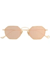 Eyepetizer Geometric Frame Glasses In Gold