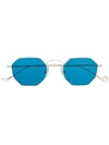 Eyepetizer Geometric Frame Sunglasses - Silver
