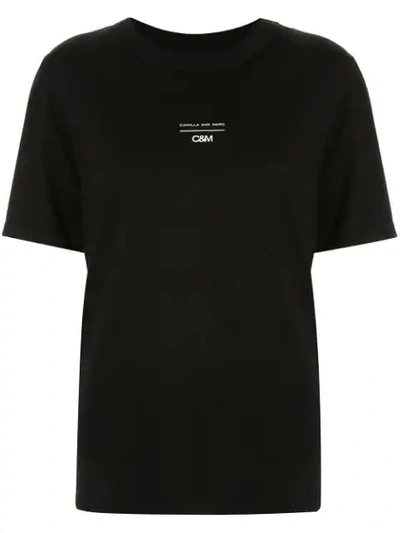 Camilla And Marc George T-shirt In Black
