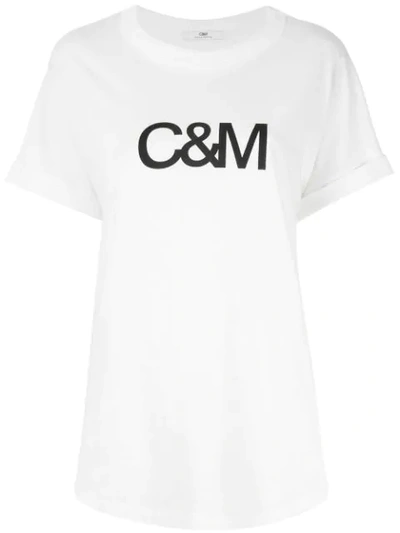 Camilla And Marc Huntington T恤 - 白色 In White W Black