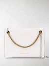 Marc Jacobs Double Chain Crossbody Bag In White