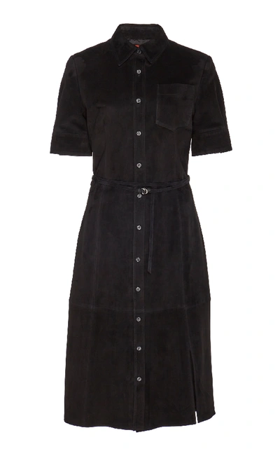 Altuzarra Kieran Suede Dress In Black