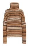 Altuzarra Kelley Oversized Striped Wool-blend Turtleneck Sweater In Stripe