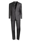 CANALI MEN'S CLASSIC-FIT GLENCHECK WOOL SUIT,0400010794602