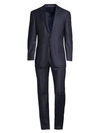 CANALI Classic-Fit Micro Check Wool Suit