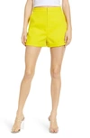 Endless Rose High Waist Tailored Shorts In Yellow