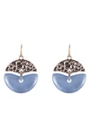 ALEXIS BITTAR HAMMERED METAL MOBILE EARRINGS,AB92E021142