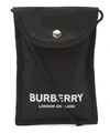 BURBERRY LOGO PRINT NYLON PHONE CASE LANYARD,000623182