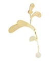 ANISSA KERMICHE GOLD-PLATED MOBILE DORE PEARL DROP EARRING,5057865777368