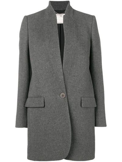 Stella Mccartney Bryce Wool Blend Melange Jacket In Grey
