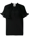 STELLA MCCARTNEY CAPE OVERLAY BLOUSE