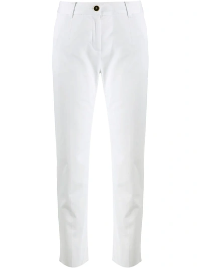 Dolce & Gabbana Cropped Trousers In White