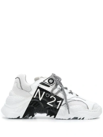 N°21 Billy Sneakers In White Leather