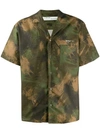 OFF-WHITE OFF-WHITE CAMOUFLAGE PRINT SHIRT - 绿色