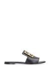 Givenchy 4g Logo-embellished Leather Sandals In Black