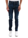 DOLCE & GABBANA JEANS SLIM STRETCH BLUE,10975375