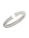 ROBERTO COIN 18K White Gold & Diamond Bangle Bracelet