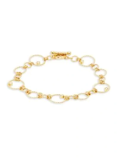 Roberto Coin 18k Yellow Gold, Diamond & Ruby Chain Bracelet