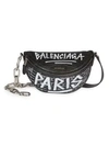 BALENCIAGA Extra Extra-Small Souvenir Graffiti Leather Belt Bag