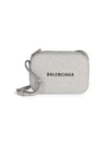 BALENCIAGA Extra-Small Everyday Glitter Leather Camera Bag