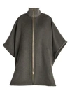 STELLA MCCARTNEY Double-Face Wool Cape Coat