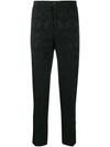 DOLCE & GABBANA FLORAL LACE PATTERNED TROUSERS