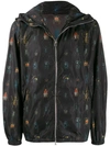 ALEXANDER MCQUEEN INSECT PRINT HOODED JACKET