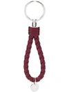 BOTTEGA VENETA LOGO CHARM KEYRING