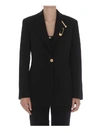 VERSACE MEDUSA SAFETY PIN LOGO BLAZER,10976126