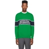 OPENING CEREMONY OPENING CEREMONY GREEN KNIT LOGO jumper
