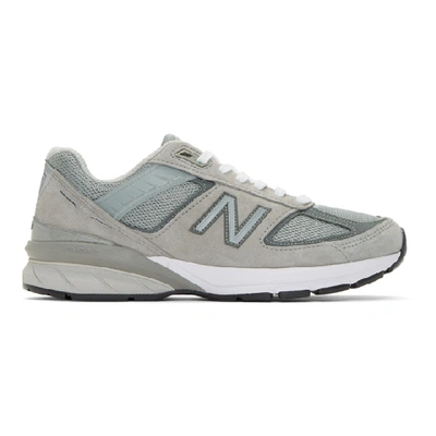 New Balance Grey Made In Us 990 V5 Sneakers