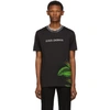 DOLCE & GABBANA BLACK BIRD OF PARADISE T-SHIRT