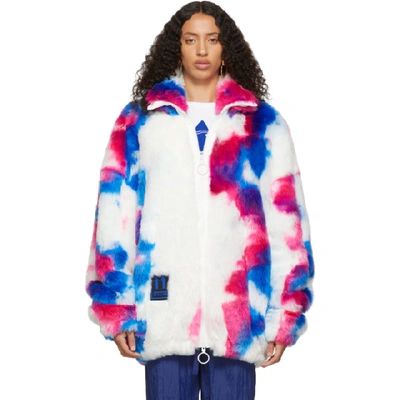Off-white Tie Dye Effect Parka - 白色 In All Over