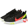 Nike React Element 55 Trainers Black In Black
