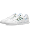 Adidas Originals Adidas White Ar Leather Low Top Sneakers