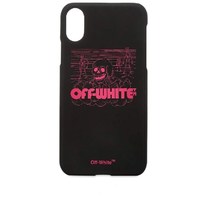 Off-white Skulls Iphone X Case In Black