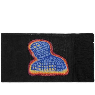 Off-white Thermo Man Scarf In Black