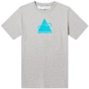 Off-white Triangle Planet Printed T-shirt In Grey