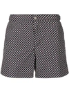 Alexander Mcqueen Alexander Mc Queen Skull Dots Swim Shorts In Black