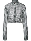 Haculla Plaid Blouse In White
