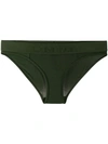 CALVIN KLEIN CALVIN KLEIN LOGO WAISTBAND BRIEFS - GREEN