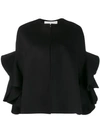 VALENTINO RUFFLE SLEEVE JACKET