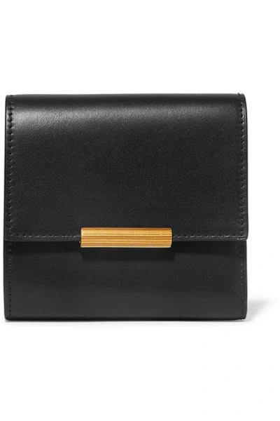 Bottega Veneta Embellished Leather Wallet In Black