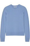VINCE RUNNER RIB-TRIMMED CASHMERE SWEATER