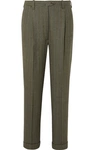 GIULIVA HERITAGE COLLECTION CORNELIA PINSTRIPED WOOL TAPERED trousers