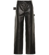 BOTTEGA VENETA LEATHER PANTS,P00395140