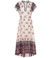 ULLA JOHNSON REESE FLORAL SILK GEORGETTE DRESS,P00399554